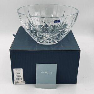 Marquis by Waterford Crystal Brookside 10" Bowl Straight Rim #154549 Czech Rep.